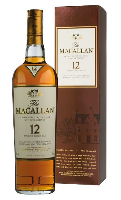 Whisky Macallan 12YO Old Scherry oak single malt 40% 0,7l