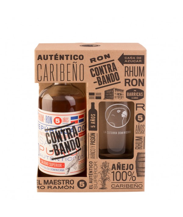 Contra Bando 5y 38% 0,7 l (dárkové balení sklenička)