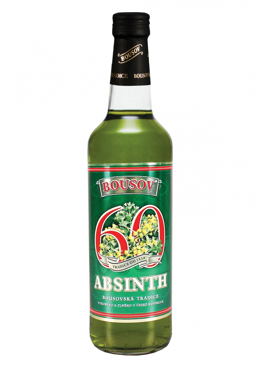 Bousov Absinth 60% 1 l (holá láhev)