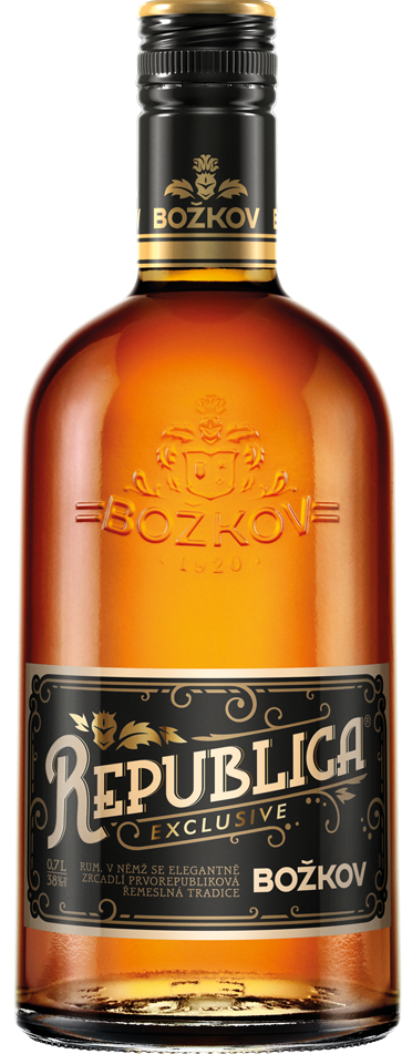 Božkov Republica Exclusive 38% 0,7 l (holá láhev)