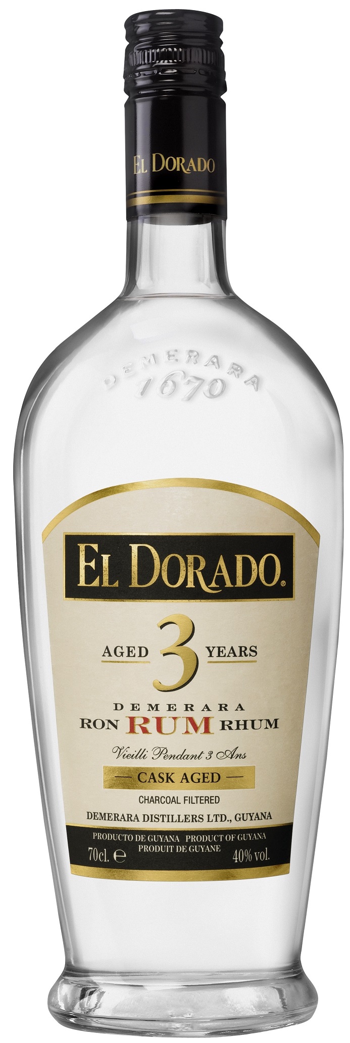 El Dorado white 3y 37,5% 0,7 l (holá láhev)