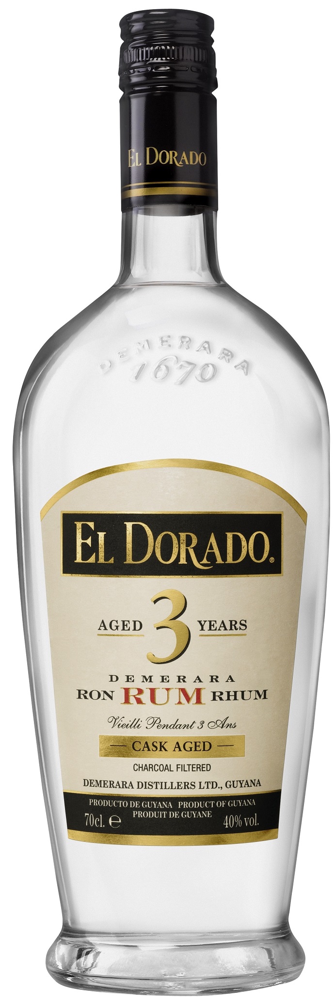 El Dorado 3 letý 40% 0,7l