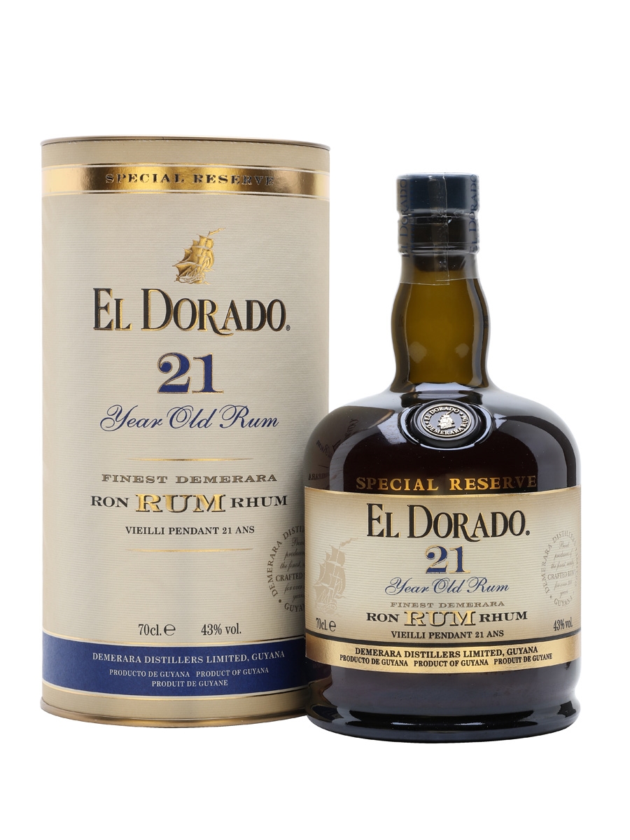 El Dorado 21y 43% 0,7 l (tuba)