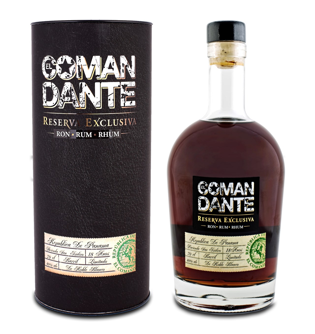 El Comandante Reserva Exclusiva 40% 0,7 l (tuba)