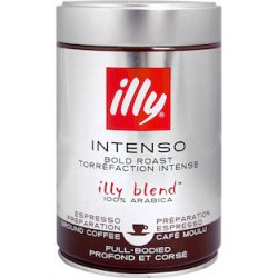 Káva Illy Dark - tmavě pražená,mletá 250g dóza