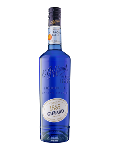 Giffard Blue Curacao liquer 25% 0,7 l (holá láhev)