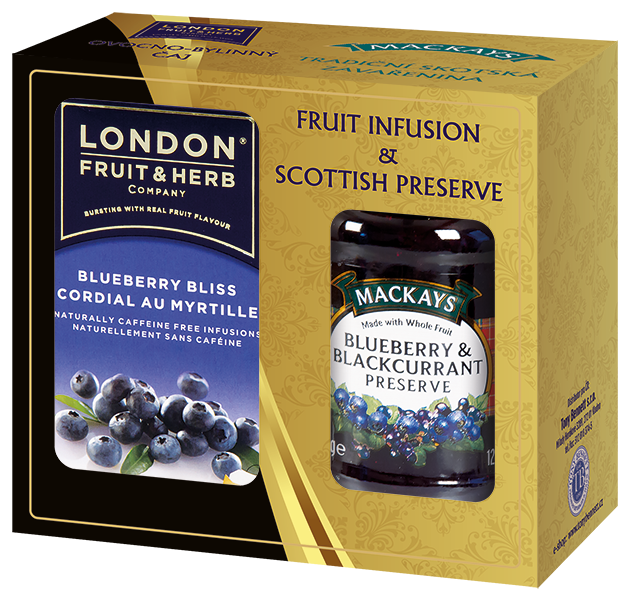 London Fruit & Herb BLUBERRY Dárková sada 340 g