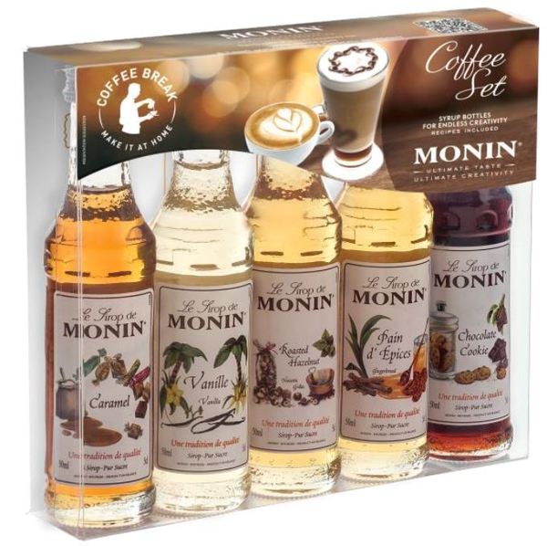 Monin Coffee box mini 5 x 50 ml - kávový box malý