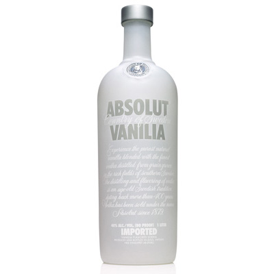 Absolut vanilia 40% 1 l (holá láhev)