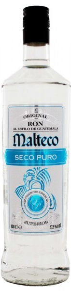 Malteco Seco Puro 37,5% 1 l (holá láhev)