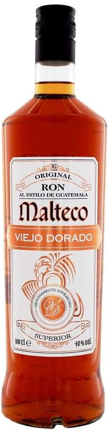 Malteco Viejo Dorado 40% 1 l (holá láhev)