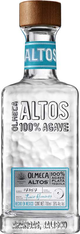 Olmeca Altos Platal Tequila 38% 0,7 l (holá láhev)