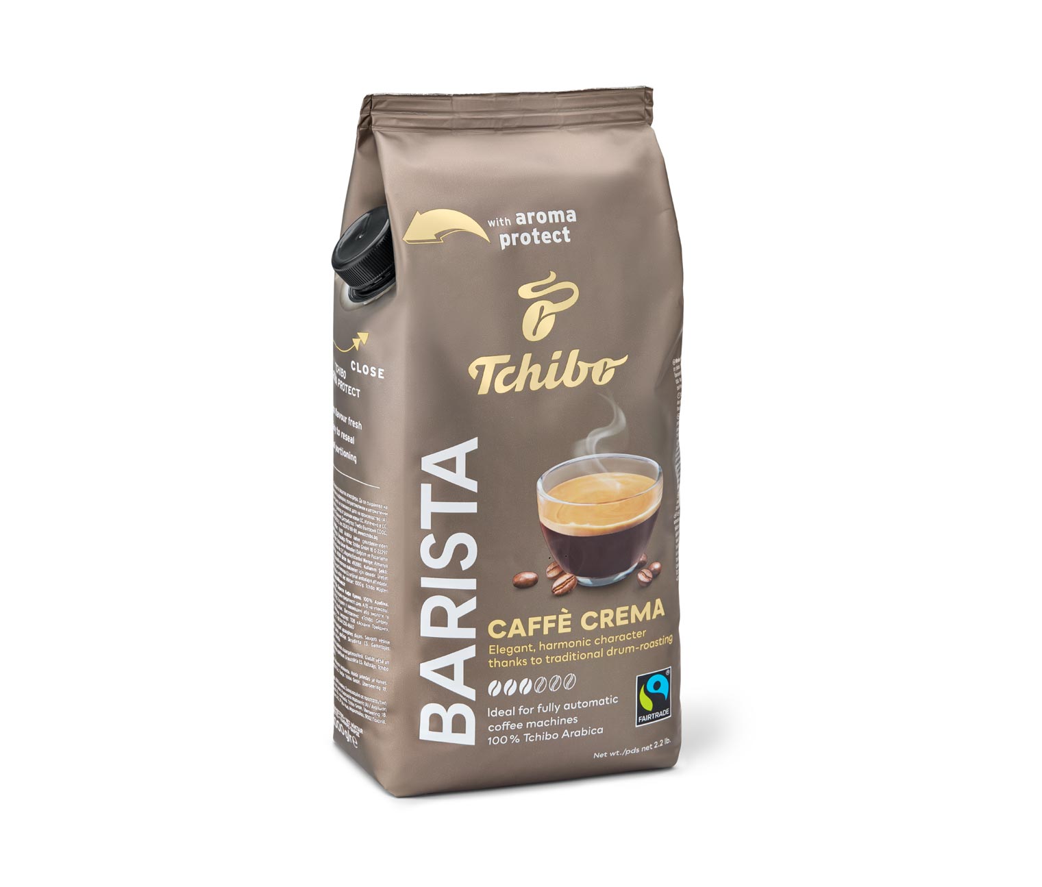 Tchibo Barista Caffe Crema zrnková káva 1 kg