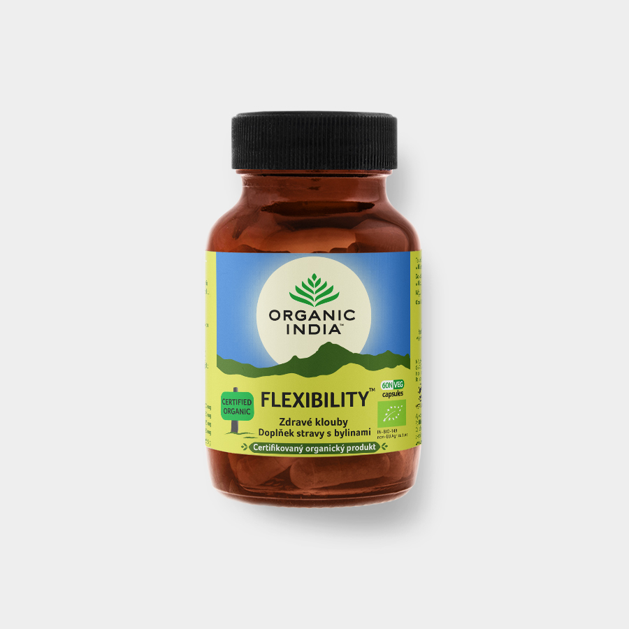 BIO Kapsle Flexibility Bio - Zdravé Klouby 60 kapslí Organic India