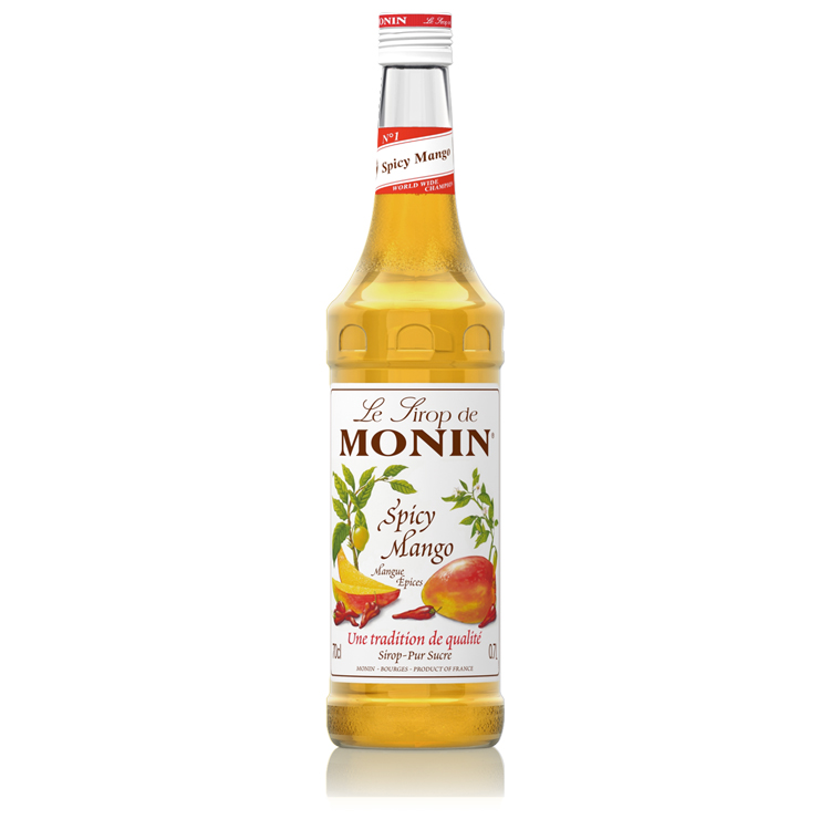 Monin Mango kořeněné/Mango Spicy sirup, 0,7l (holá lahev)