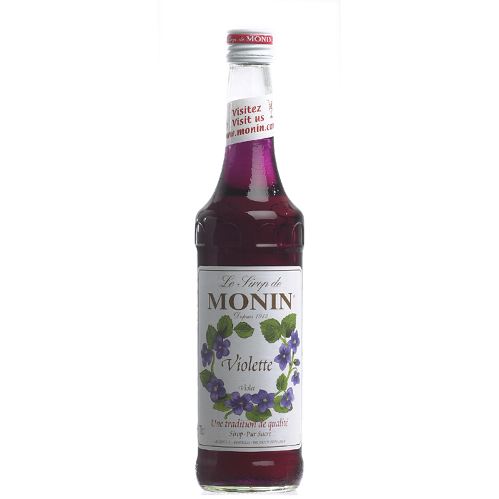 Monin Fialkový/Violet sirup, 0,7l