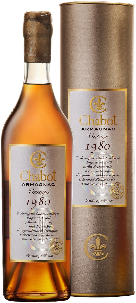 Armagnac Chabot - různé ročníky Zvolte si ročník: 1980