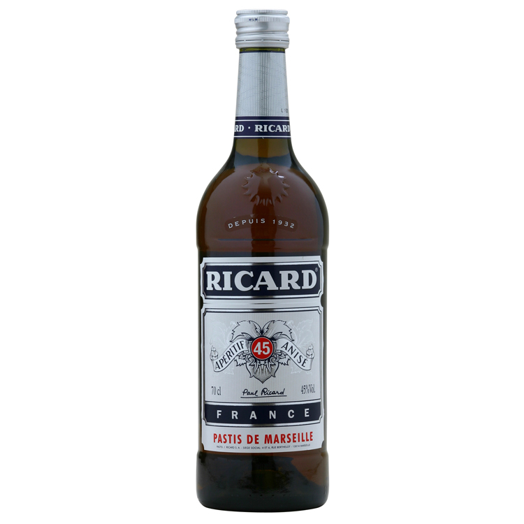 Ricard Pastis 45% 0,7 l (holá láhev)