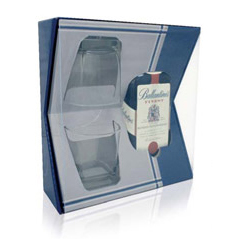 Ballantines 40% 0,7 l (dárkové balení 2 skleničky)