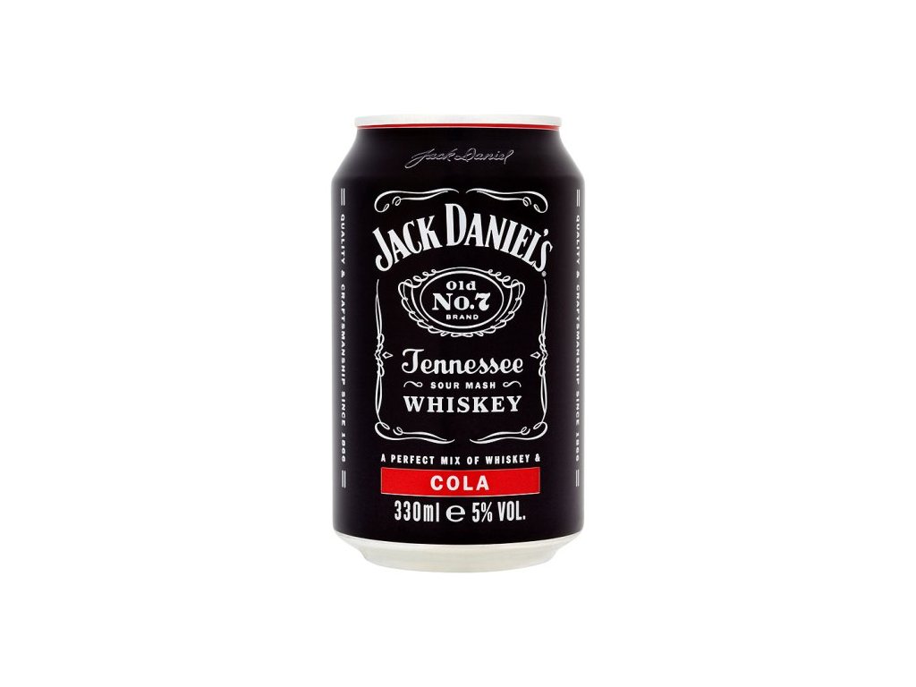 Jack Daniel's Cola 5%, 0,33l