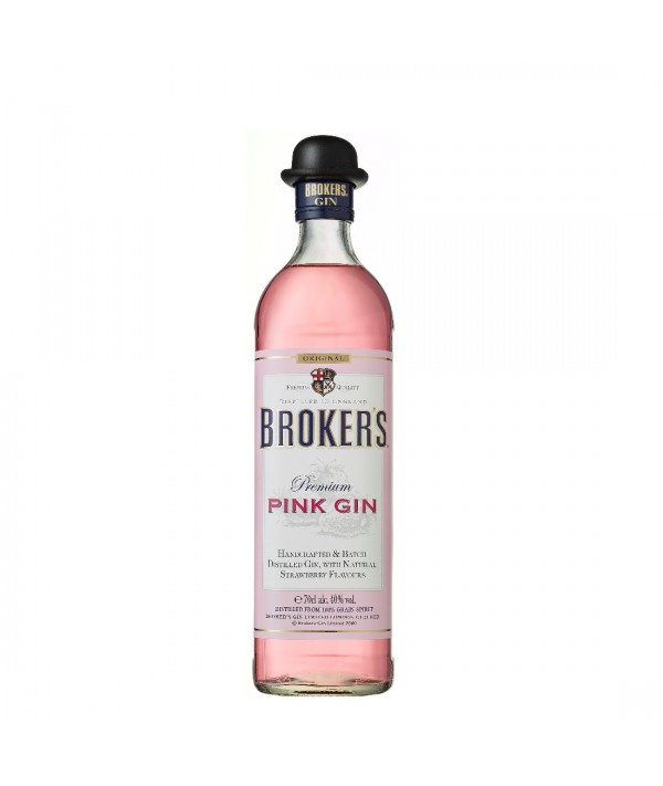 Brokers Gin Pink 40% 0,7 l (holá láhev)