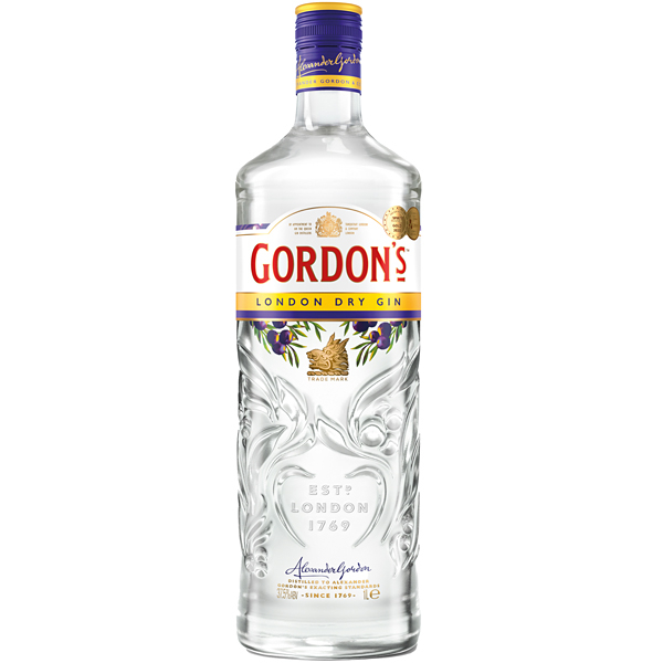 GIN GORDON'S 37,5% 1l (holá láhev)