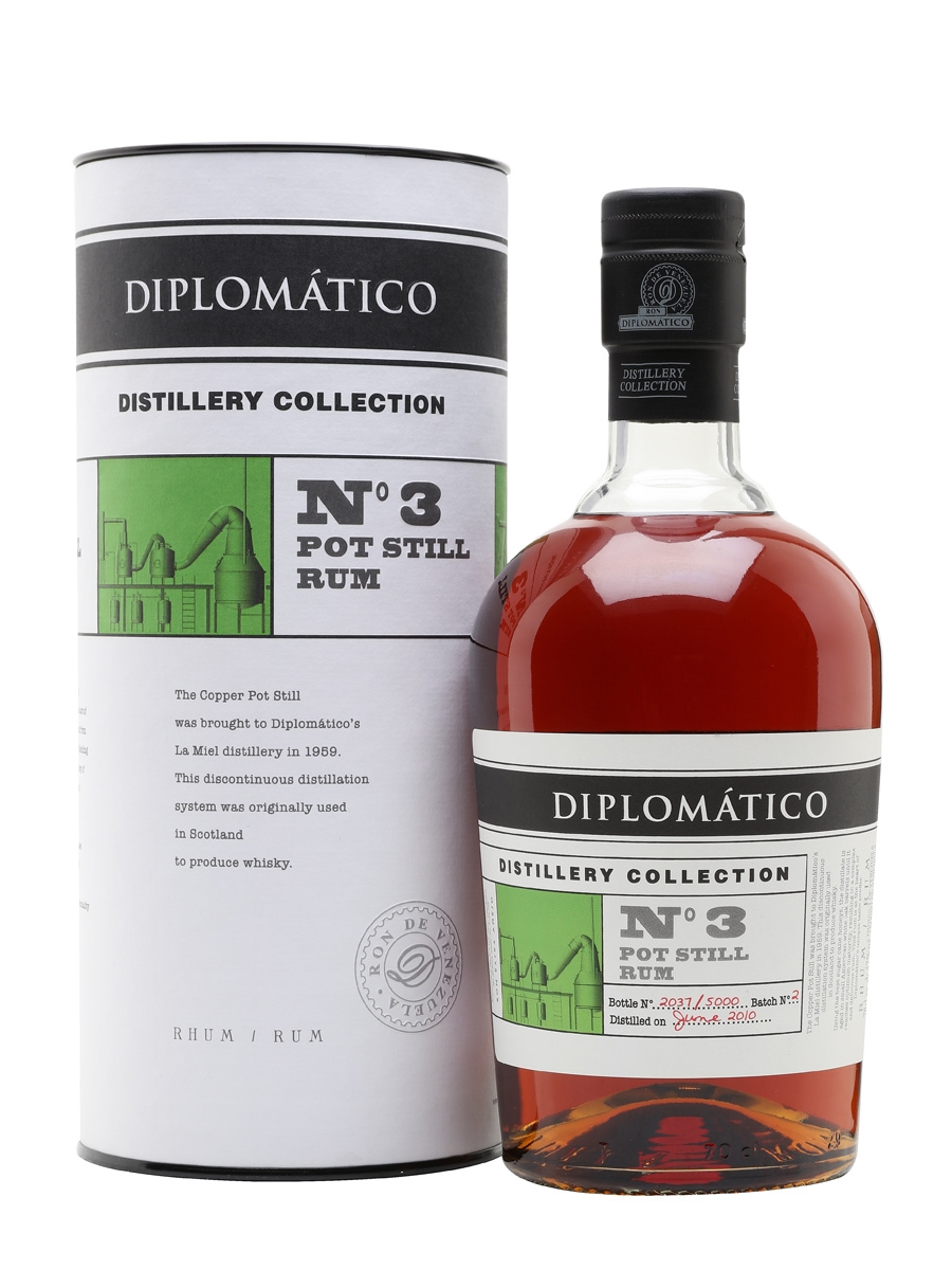 Diplomatico NO.3 Pot Still 8y 47% 0,7 l (tuba)