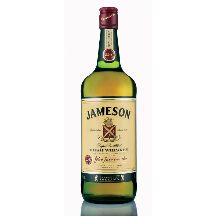 Jameson Irská Whisky 1 l (holá láhev)