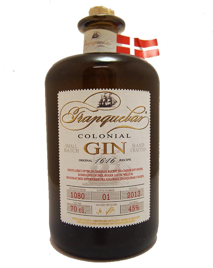 Tranquebar Colonial Dry Gin 45% 0,7 l (holá láhev)
