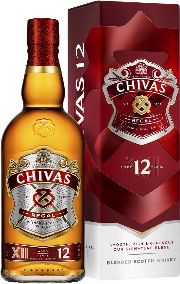 Chivas Regal 12y 40% 1 l (karton)