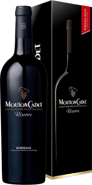 Baron Philippe de Rothschild Réserve Mouton Cadet Bordeaux Rouge AOC 0,75l Dárkové balen