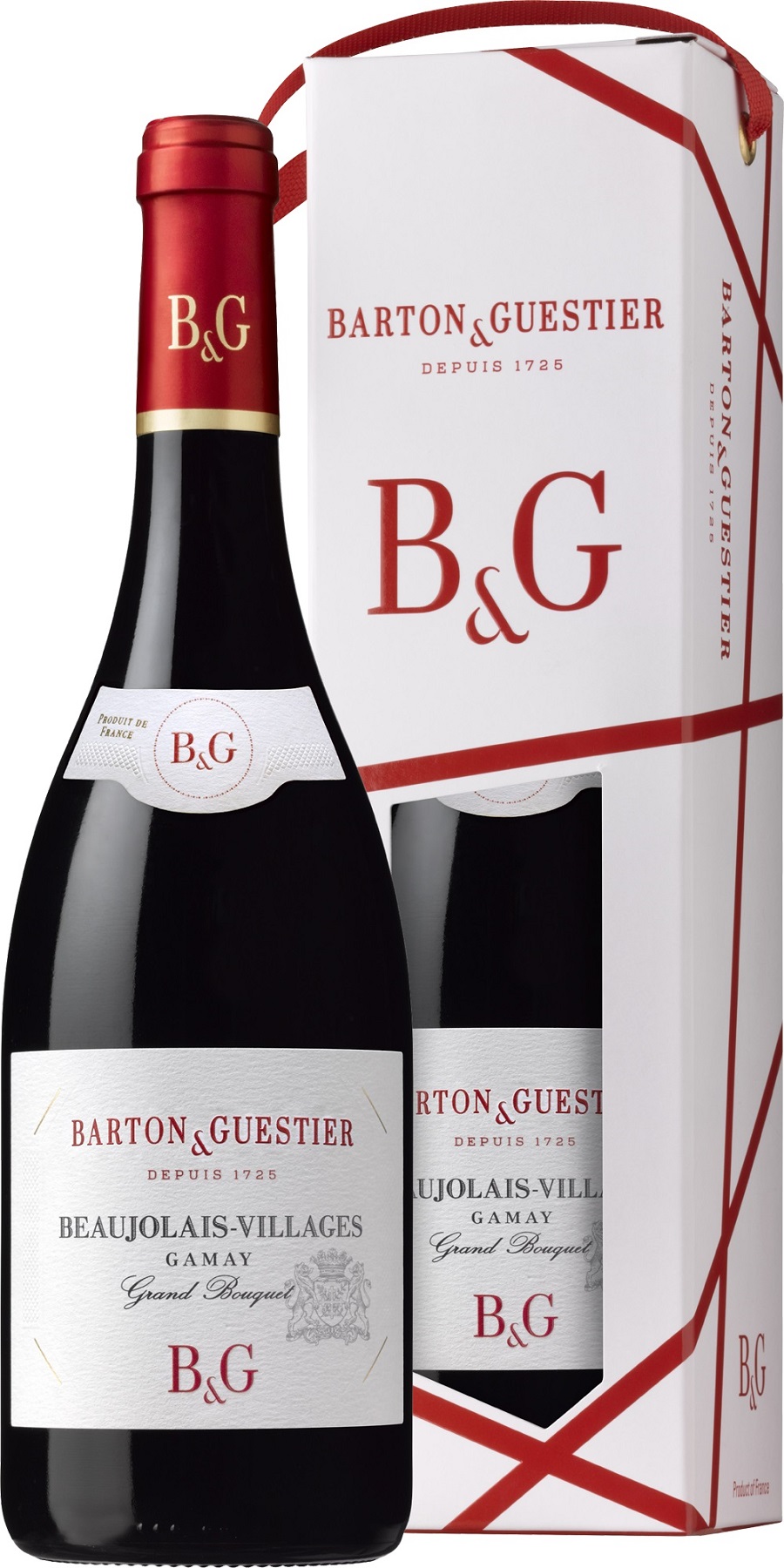 Barton a Guestier Barton&Guestier Beaujolais-Villages AOC 0,75l Dárkové balení