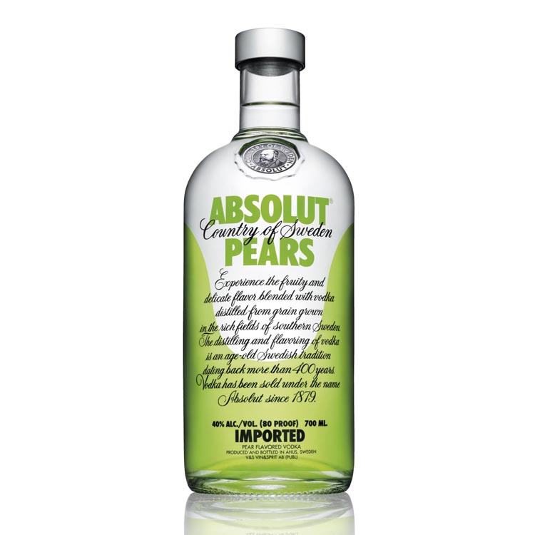 Absolut pears 40% 0,7 l (holá láhev)