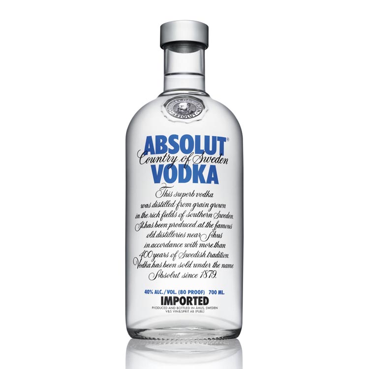 Absolut 40% 0,7 l (holá láhev)