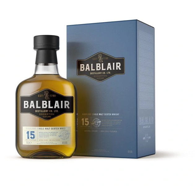 Whisky Balblair 15 YO 46% 0,7l (karton)