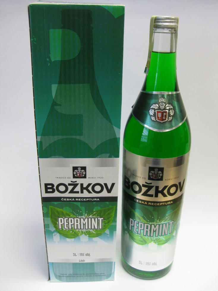 Božkov Peprmint 19% 3 l (holá láhev)