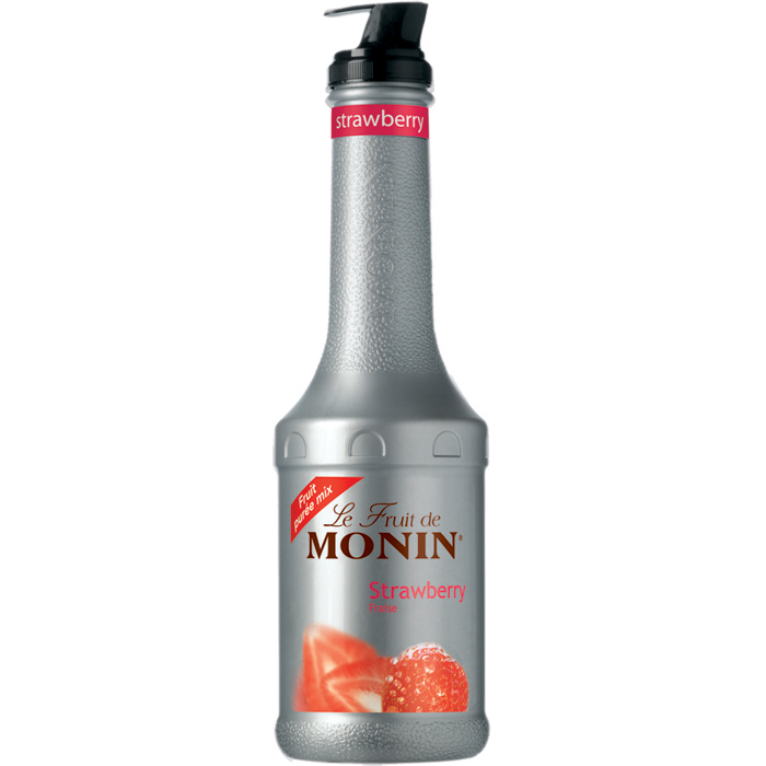 Monin puree fruit strawberry - Jahoda 1 l