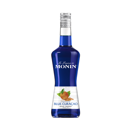 Monin Liqueur de Blue Curacao 20% 0,7 l (holá láhev)