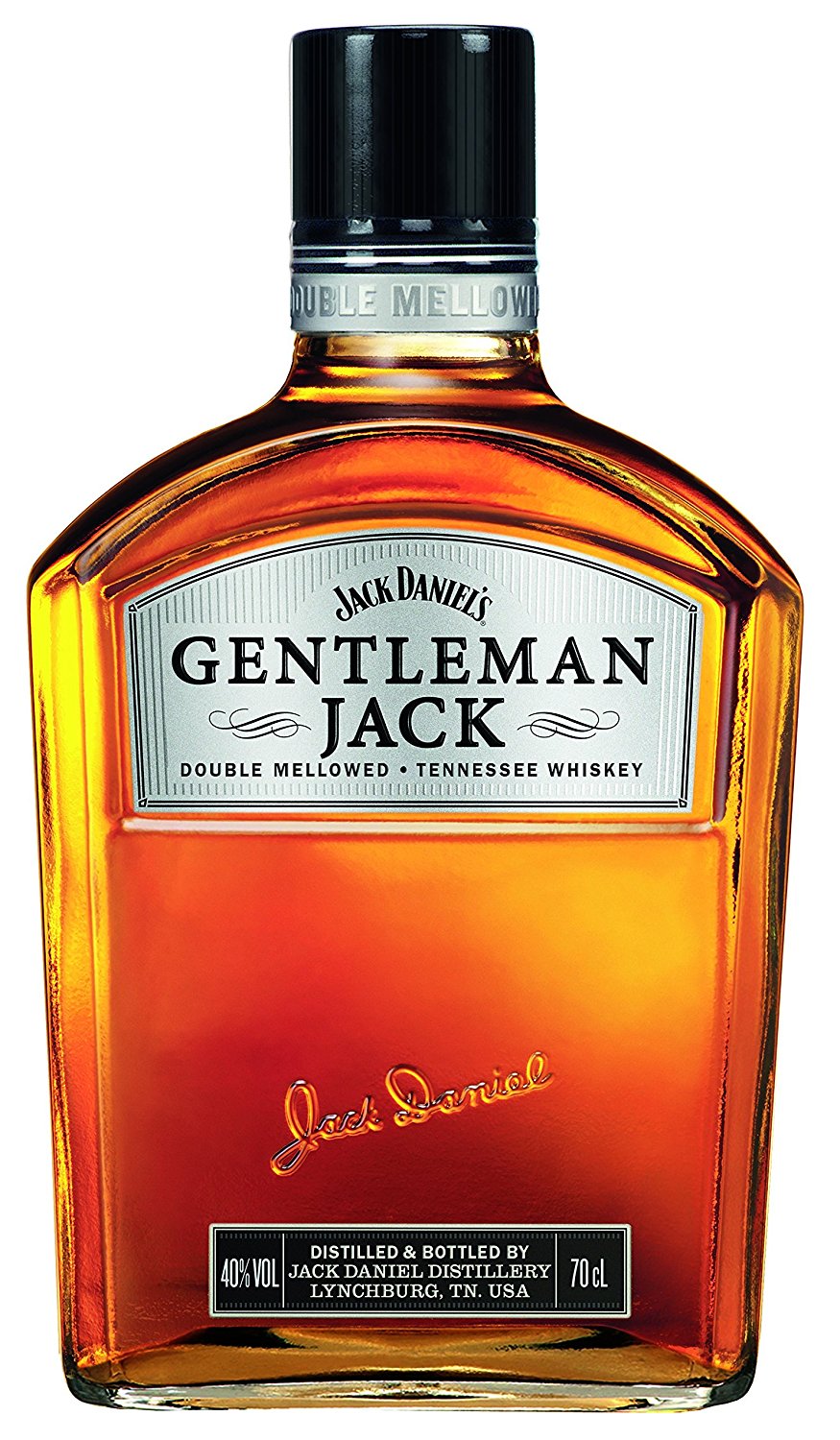 Jack Daniels „ Gentleman Jack ” rare Tennessee whiskey 40% vol. 0.70 l