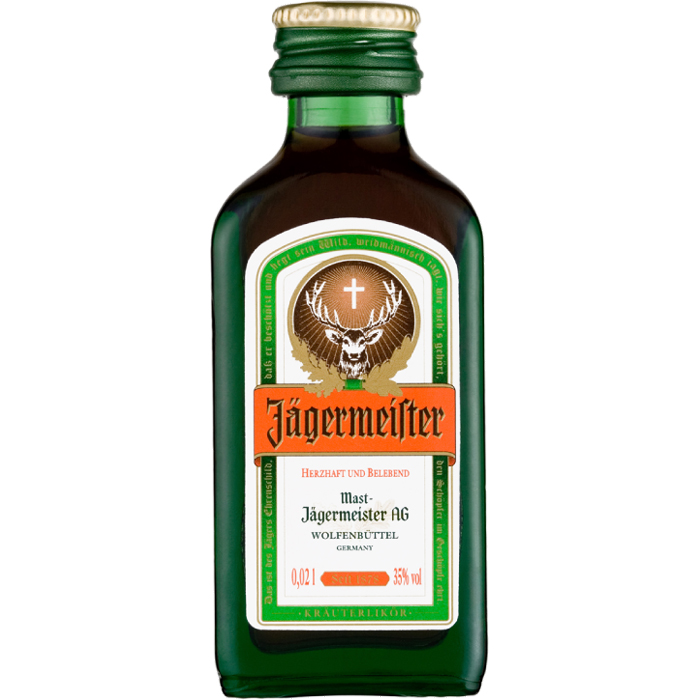 Jagermeister 35% 0,04 l (holá láhev)