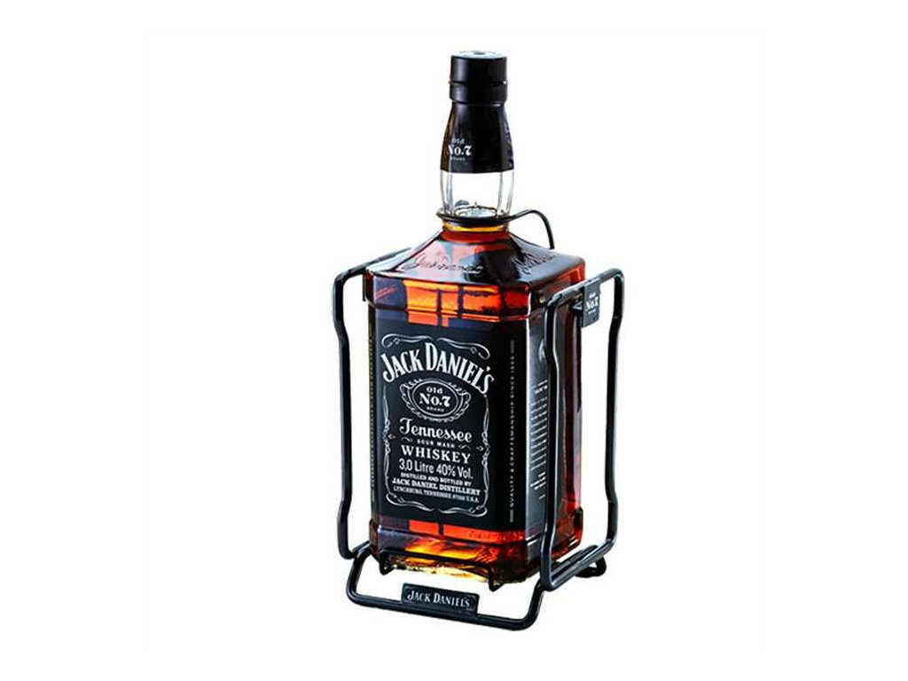 Jack Daniels 40% 3 l (dárkové balení kolébka)