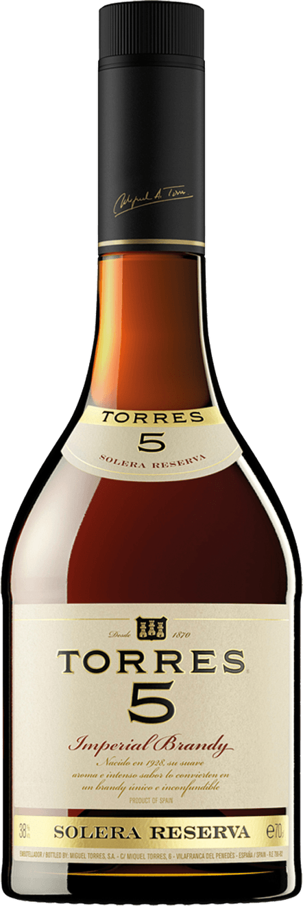 Torres Brandy Solera Reserva 5y 38% 0,7 l (holá láhev)