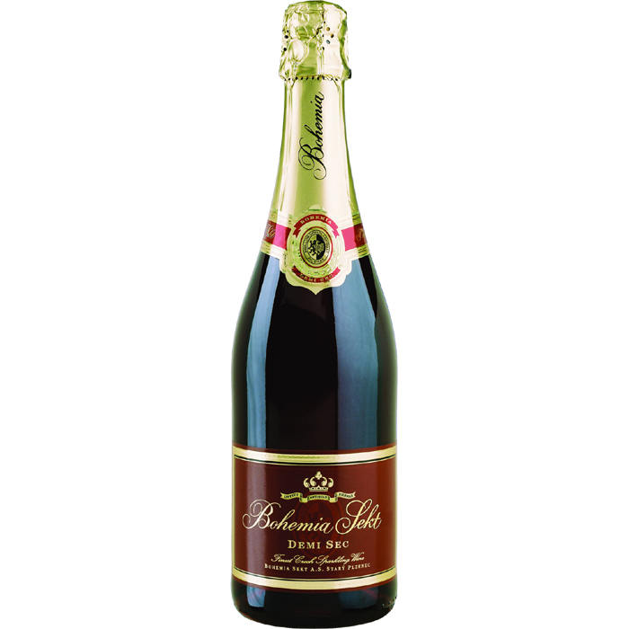 Bohemia Sekt červený demi sec