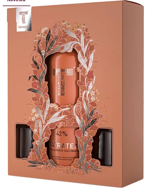 Karloff Tatratea White 42% 0,7 l (dárkové balení 2 pohárky)