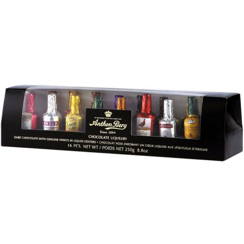 Anthon Berg Chocolate Liqueurs 250 g (karton)