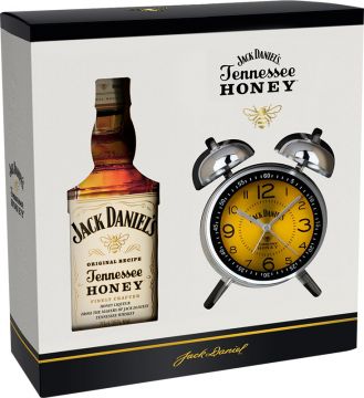 Jack Daniel's Honey 35% 0,7 l (dárkové balení budík)