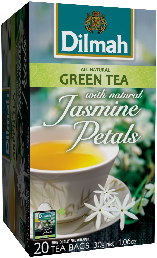 Čaj zelený Jasmín 20 sáčků DILMAH