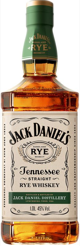 Jack Daniels Rye 45% 1 l (holá láhev)