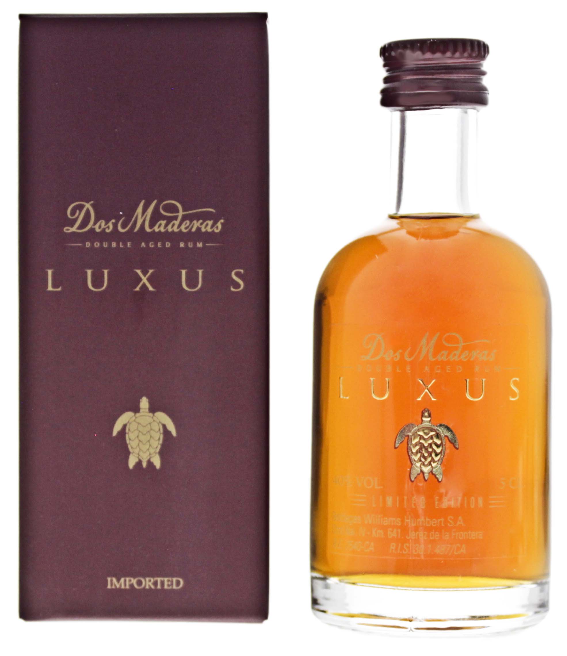 Dos Maderas Luxus Ron Anejo Doble Crianza 40% 0,05 l (karton)