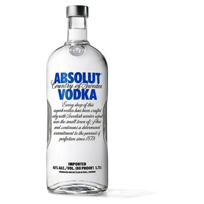 Absolut 40% 1,75 l (holá láhev)